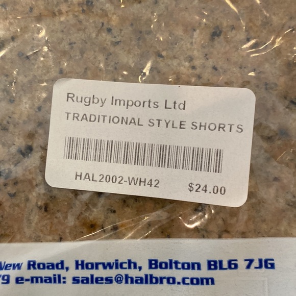 Rugby Shorts by Halbro - Picture 3 of 4